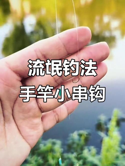 海竿串鉤釣法優勢_釣鯽魚海竿串鉤_手桿串鉤釣魚技巧視頻