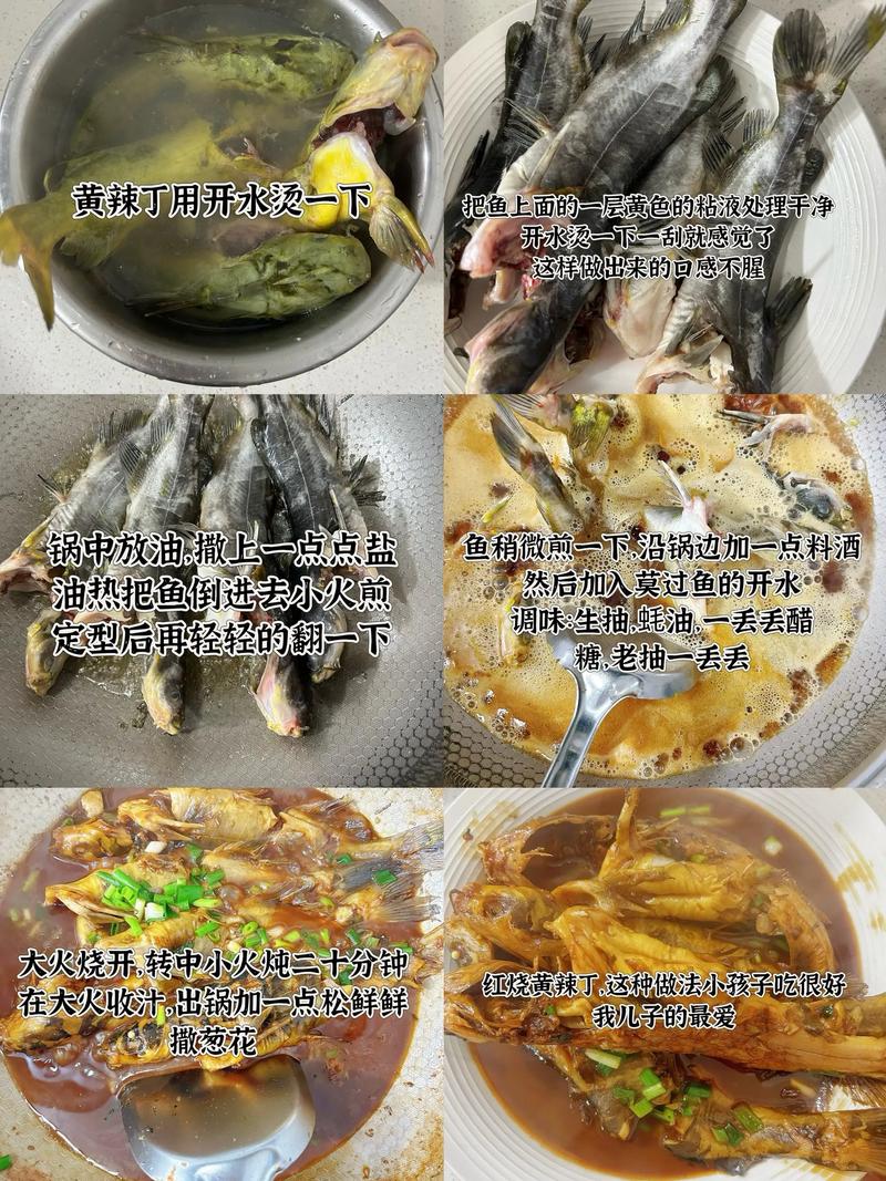 紅燒黃骨魚做法步驟_黃骨魚烹飪技巧_紅燒黃辣丁魚的做法