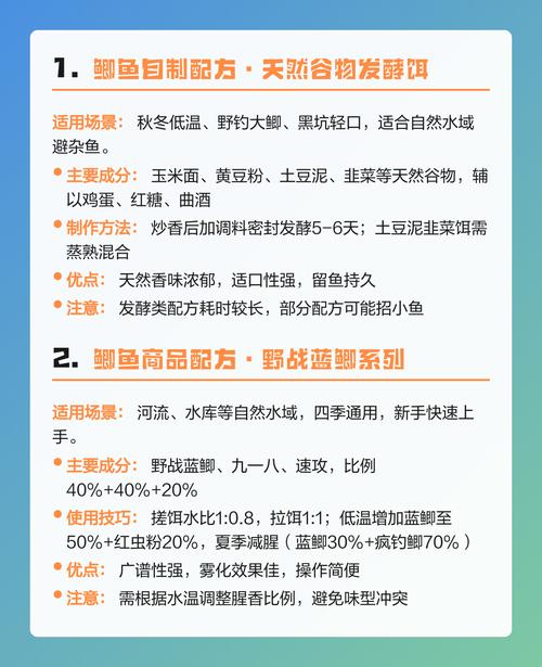 商品餌搭配方案配比表_草魚餌料商品餌_釣草魚天然餌料制作技巧