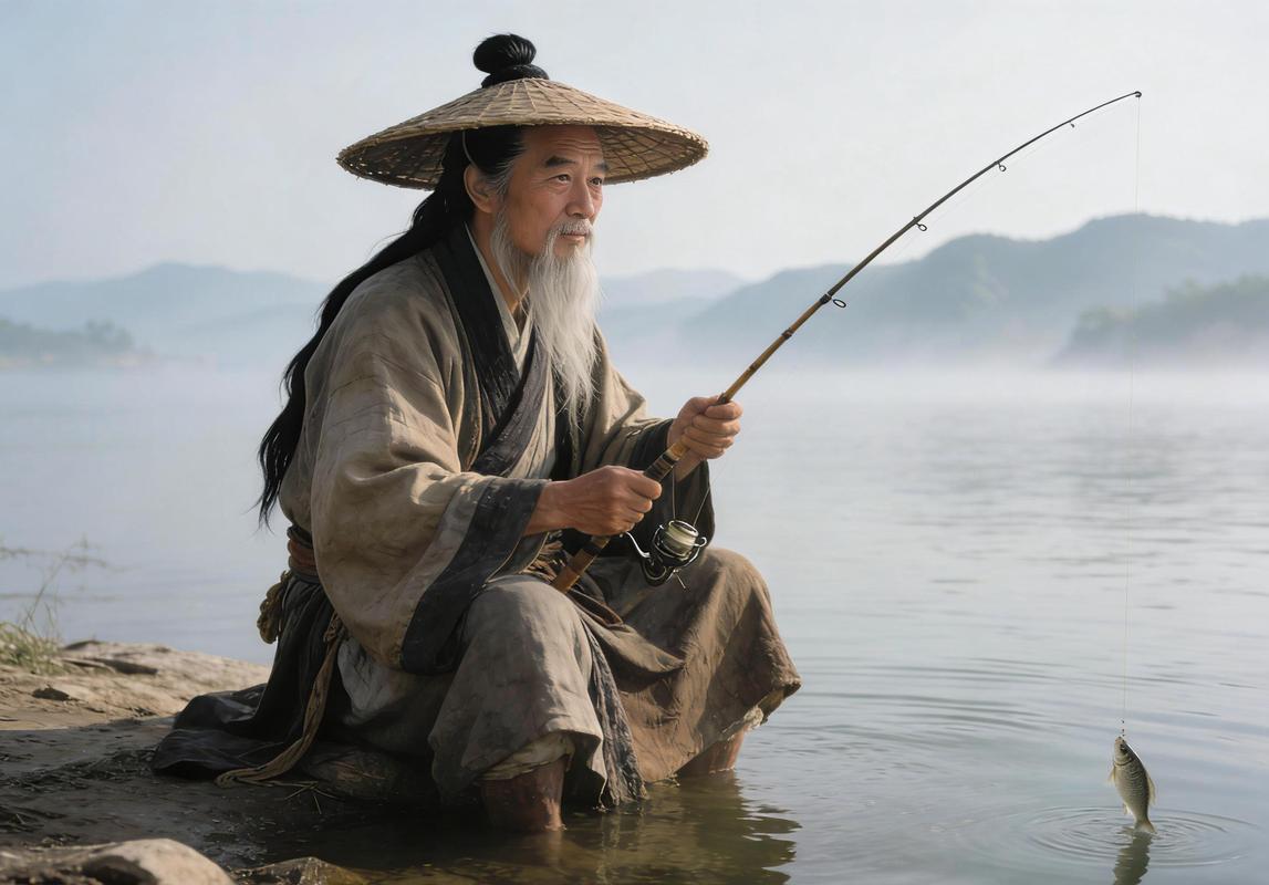 姜子牙釣魚哲學_姜子牙釣魚故事_姜子牙釣魚多少級演新版電視劇