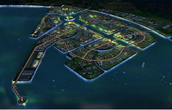 龍口人工島現在魚情如何?_人工島群投資規劃_龍口建島建設用地緊張