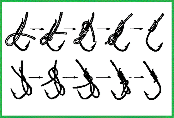 釣魚切線綁法圖解_綁魚鉤最牢固方法圖解_魚鉤綁法防跑魚技巧