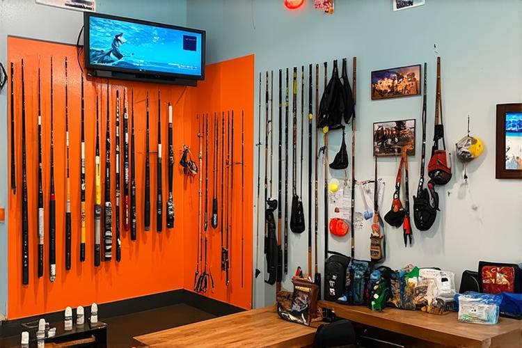 釣魚開店經驗分享_漁具行業前景分析_漁具店裝修效果圖片