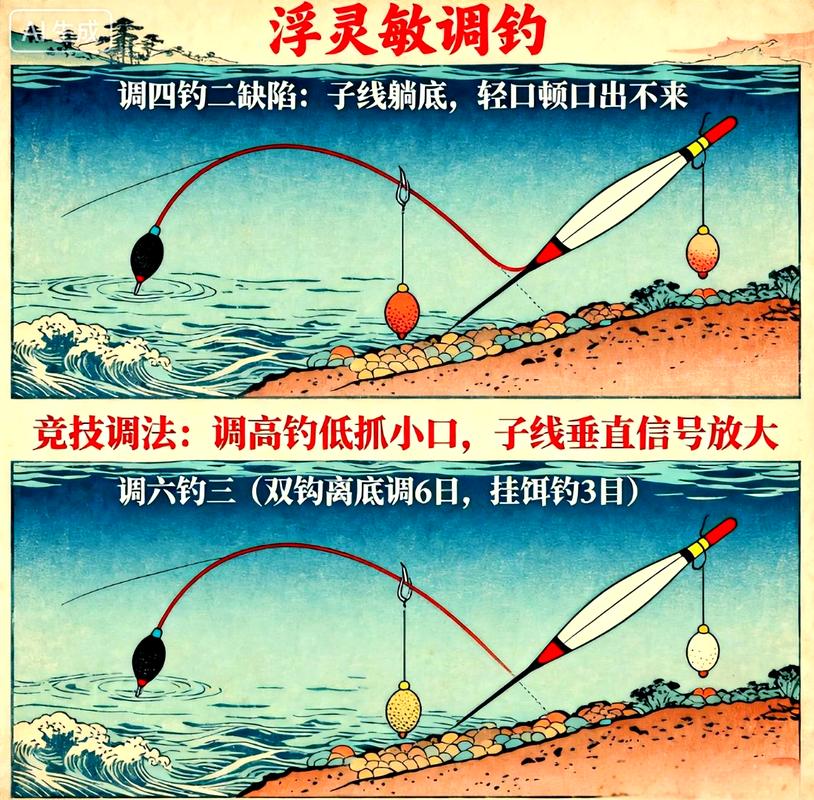 半水調漂掛雙餌釣目一致_夏天釣鯽魚用什么漂型比較好_夏季野釣鯽魚怎樣調漂