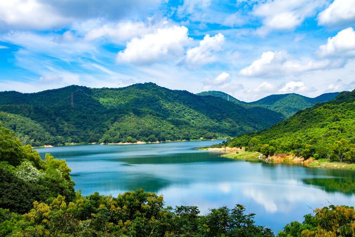 深圳梅林水庫蓄水情況_梅林水庫改造效果_梅林水庫