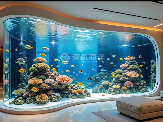 亞克力大型魚缸制作方法_大型觀賞魚缸制作_亞克力魚缸優點與玻璃魚缸對比
