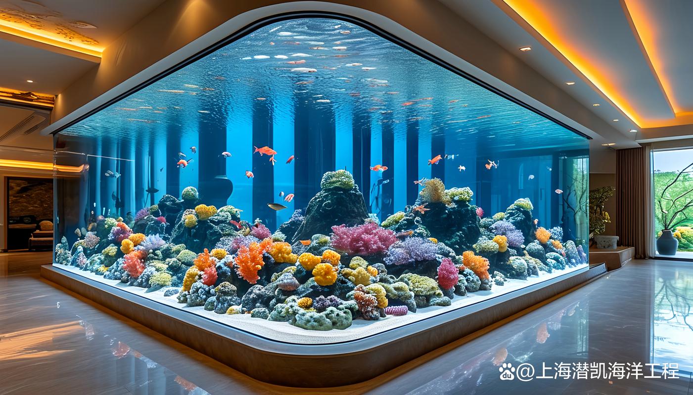 亞克力大型魚缸制作方法_大型觀賞魚缸制作_亞克力魚缸優點與玻璃魚缸對比