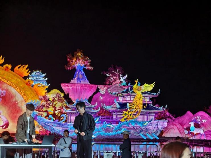 廈門園博苑花燈樂園體驗_春季夜游樂園推薦_廈門園博苑好玩嗎