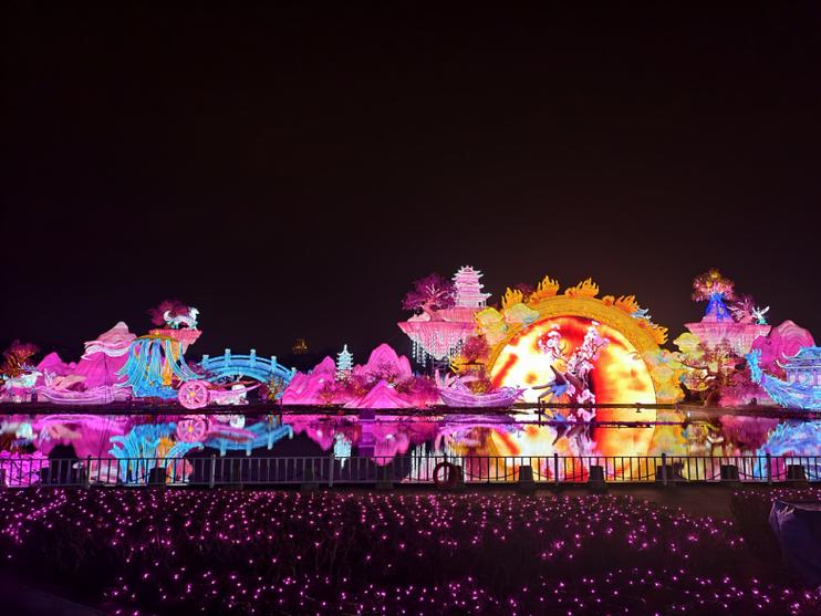 春季夜游樂園推薦_廈門園博苑花燈樂園體驗_廈門園博苑好玩嗎