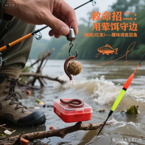 夏季野河漲水落水對釣魚的影響_夏季漲水釣魚技巧？_漲水時魚好釣落水時魚難釣