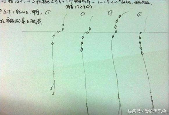 野釣通線單鉤_通線單鉤綁法與調釣_綁釣魚鉤方法圖解