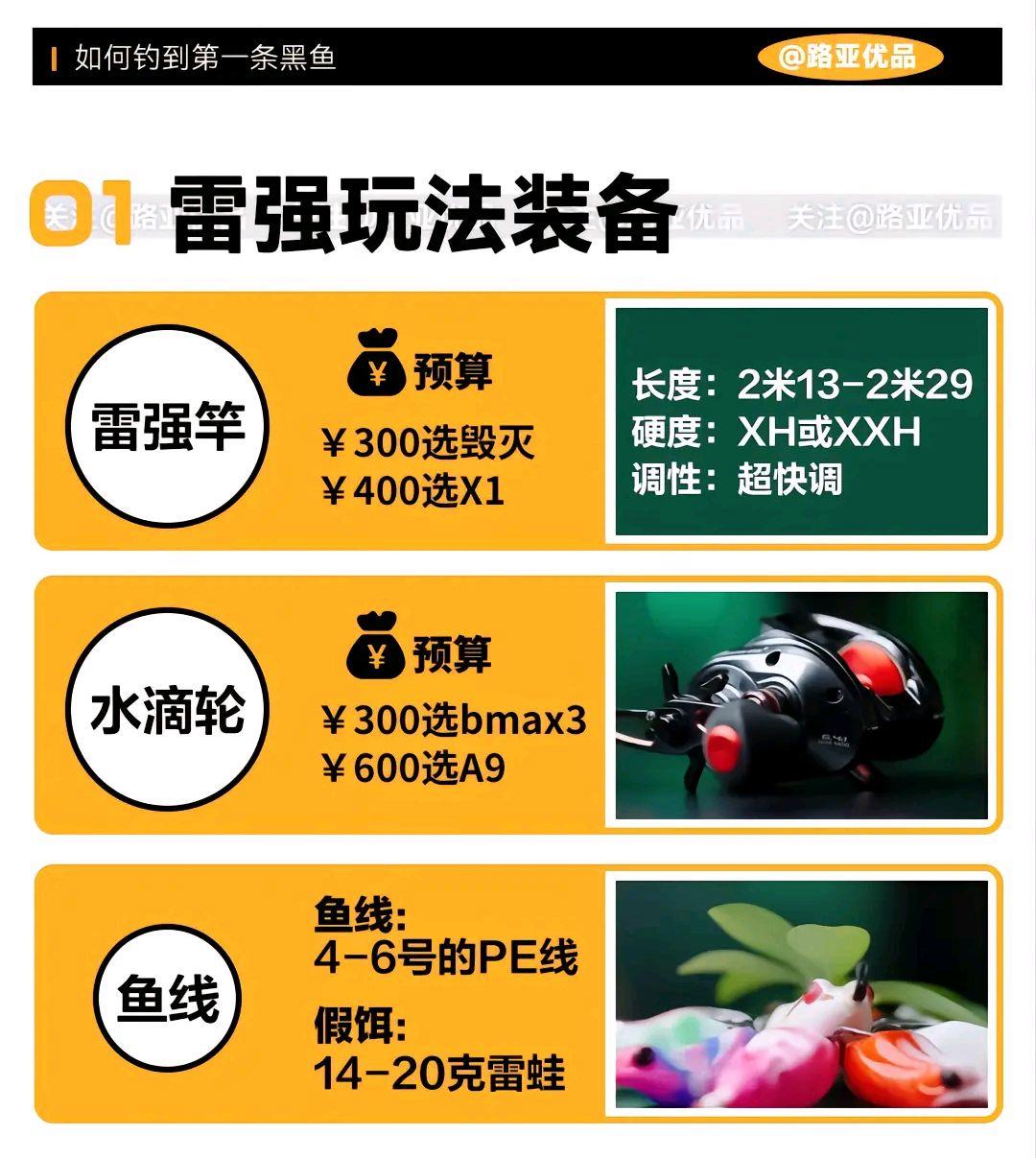 春天到了釣黑魚的好季節